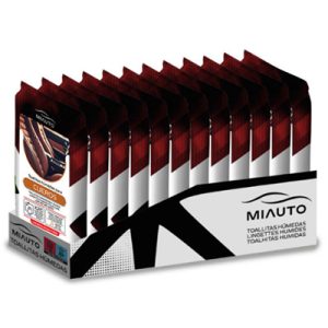 MIAUTO toallitas cuero mate 12x20un