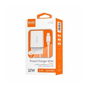 IDUSD cargador casa LIGHTNING 2.4A D72B