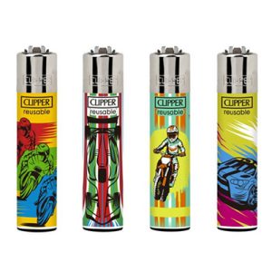 Mecheros CLIPPER large Motor Color 48un.