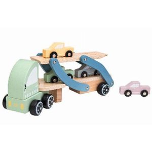 Camión remolque extensible con coches
