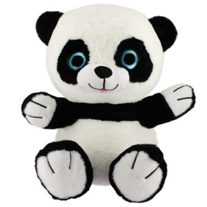 Peluche oso panda manitas ojos 27cm